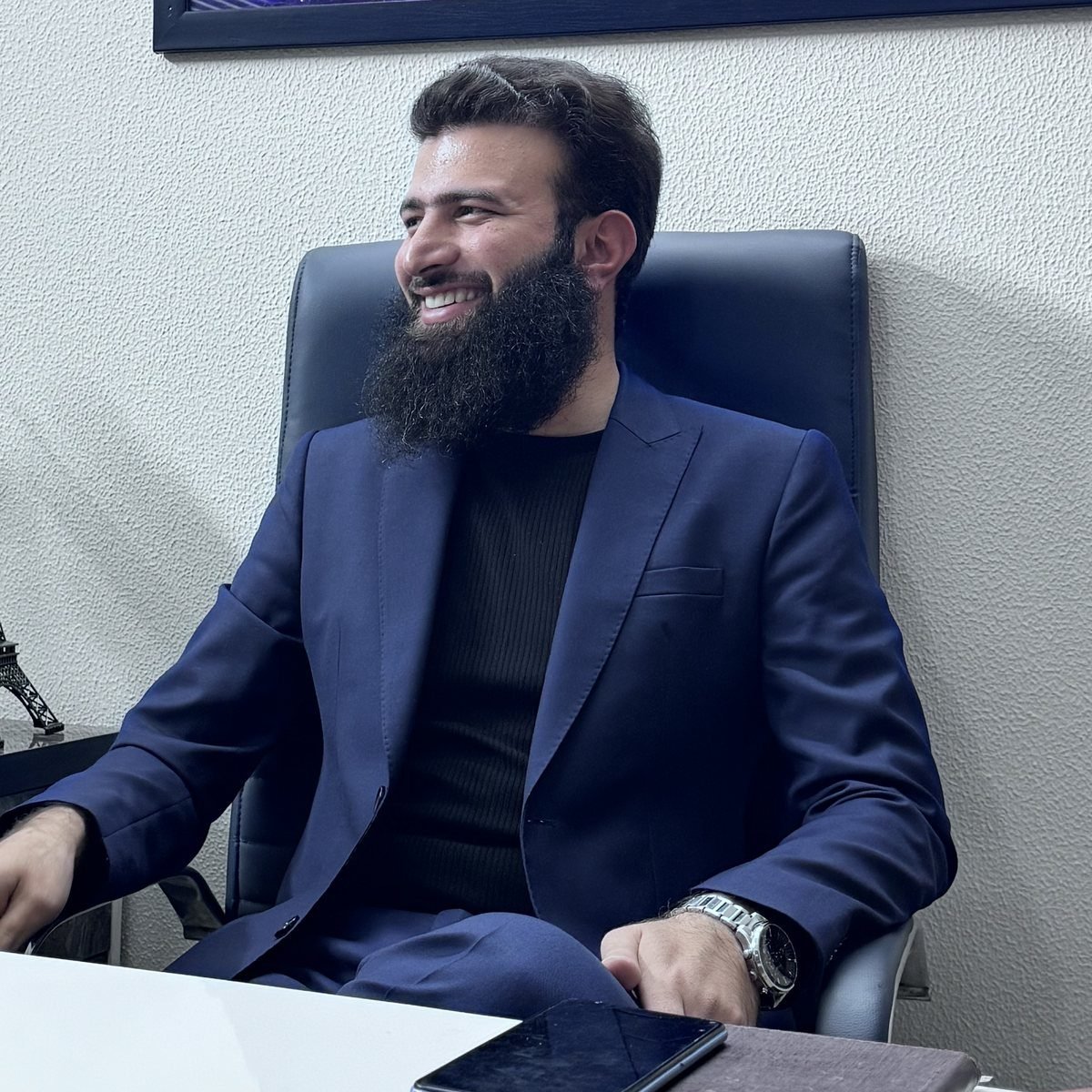 Zahid Gul, founder of G & S Builders, at the firm&rsquo;s office in Islamabad